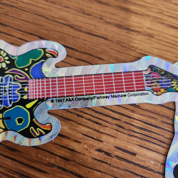 Vintage 1997 Holographic Vending Machine Stickers Animals Crazy Print Smile - Picture 6 of 6